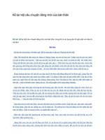 Kể lại một câu chuyện đáng nhớ của bản thân