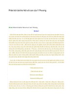 Phân tích bài thơ nói với con của y phương