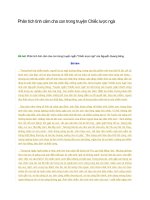 Phân tích tình cảm cha con trong truyện chiếc lược ngà