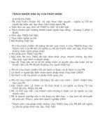 TRÁCH NHIỆM dân sự của PHÁP NHÂN