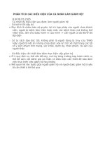 PHÂN TÍCH các điều KIỆN của cá NHÂN làm GIÁM hộ