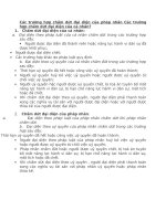 Các trường hợp chấm dứt đại diện của pháp nhân các trường hợp chấm dứt đại diện của cá nhân