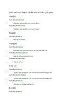 Danh sách cụm động từ bắt đầu với chữ g trong tiếng anh