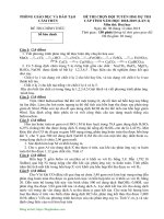 De thi HSG hoa lop 9 huyen cam thuy 