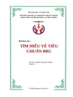 Tìm hiểu về tiêu chuẩn BRC