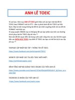 ĐỀ THI TOEIC LISTENING