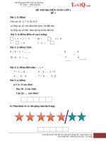 30 DE KIEM TRA HOC KI 1 LOP 1