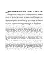 SÁCH THAM KHẢO   về ĐỊNH HƯỚNG xã hội CHỦ NGHĨA ở VIỆT NAM   một số vấn đề lý LUẬN và THỰC TIỄN