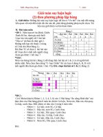 16) Giải toán suy luận logic lap bảng (1)