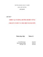 CHIẾU XẠ VI SÓNG, HƯỚNG ĐI BỀN VỮNG CHO XỬ LÝ BÙN VÀ THU HỒI TÀI NGUYÊN