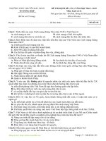 De kiem tra dinh ky mon su truong THPT chuyen bac ninh lan 2   dethit exam24h com 