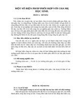 MỘT số BIỆN PHÁP PHỐI hợp với CHA mẹ học SINH