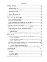 CHUYÊN ĐỀ: VẬN DỤNG PHƯƠNG PHÁP ĐÓNG VAI TRONG DẠY HỌC TÁC PHẨM TỰ SỰ  NGỮ VĂN 11