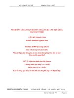 Giáo án ôn thi vào 10 môn Toán