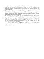 Trong năm 2005 UBND phường d đã thực hiện một số hoạt động sau đây