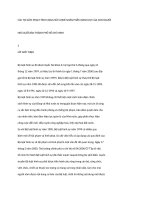 CÁC tội xâm PHẠM TÌNH MẠNG sức KHOẺ NHÂN PHẨM DANH dự của CON NGƯỜI