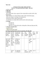 KẾ HOẠCH DẠY HỌC THEO CHỦ ĐỀ CN8