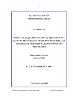 Đánh giá kết quả điều trị hỗ trợ bệnh tiêu chảy cấp bằng thuốc kháng tiết đường ruột Hidrasec tại khoa Nhi - bệnh viện đa khoa Trung ương Thái Nguyên (1)_2