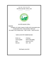 Giải pháp giảm nghèo đa chiều