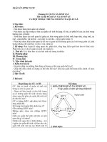 Giáo án Sinh học 12 bài 40: Quần xã sinh vật và một số đặc trưng cơ bản của quần xã