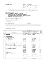 Giáo án Kỹ năng giao tiếp