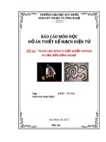 Xe dò line dùng vi điều khiển AT89S52 và cảm biến hồng ngoại