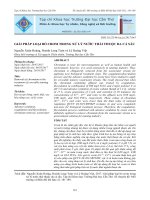 GIẢI PHÁP LOẠI BỎ CROM TRONG XỬ LÝ NƯỚC THẢI THUỘC DA CÁ SẤU