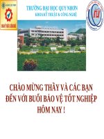 SLIDE ĐỒ ÁN THIẾT KẾ LƯỚI ĐIỆN KHU VỰC