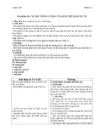 Giáo án Sinh học 12 bài 38: Các đặc trưng cơ bản của quần thể sinh vật (TT)