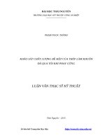 Khảo sát chất lượng bề mặt của thép làm khuôn đã qua tôi khi phay cứng 