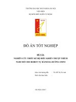 Nghiên cứu thiết kế bộ điều khiển trượt thích nghi mờ cho robot OMNI