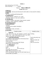 Tieng anh 3 moi dang hoan thanh