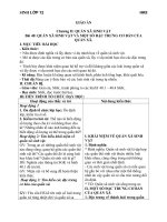 Giáo án Sinh học 12 bài 40: Quần xã sinh vật và một số đặc trưng cơ bản của quần xã