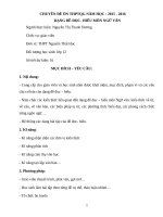 CHUYÊN ĐỀ ÔN THPTQG  DẠNG ĐỀ ĐỌC HIỂU MÔN NGỮ VĂN