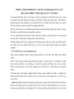 Phân tích phong cách lãnh đạo của lý quang diệu nhà quản lý tài ba 