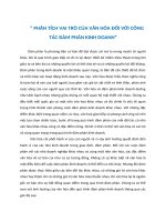 PHÂN TÍCH VAI TRÒ của văn hóa đối với CÔNG tác đàm PHÁN KINH DOANH 