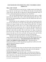 GIẢI NHANH BÀI TOÁN PHẢN ỨNG CỘNG VÀO HIDROCACBON KHÔNG NO