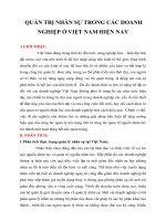 NGHIÊN cứu QUẢN TRỊ NHÂN sự TRONG các DOANH NGHIỆP ở VIỆT NAM HIỆN NAY 