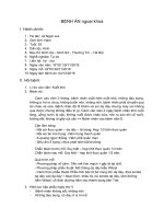 Bệnh án hậu phẫu hẹp thực quản