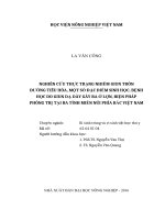 Nghiên cứu thực trạng nhiễm giun tròn đường tiêu hóa, một số đặc điểm sinh học bệnh học do giun dạ dày gây ra ở lợn, biện pháp phòng trị tại ba tỉnh miền núi phía bắc việt nam 
