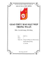 Giao thức bảo mật WEP trong WLAN