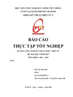 báo cáo thực tập tại học viện công nghệ bưu chính viễn thông cơ sở tại TP. hồ chí minh