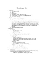 Bệnh án ung thư trực tràng