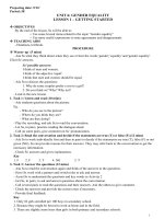 Giáo án tiếng anh 10 thí điểm (sách mới) học kỳ 2  Cực hay và chi tiết