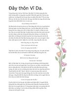 ĐÂY THÔN vĩ dạ phân tích cảm nhận bài đây thôn vĩ dạ hay nhất học sinh giỏi