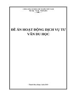 Đề án cấp phép Tư vấn du học