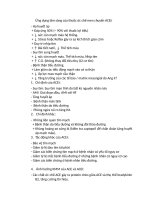 Ứng dụng lâm sàng của thuốc ức chế men chuyển ACEI