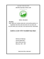 Thực hiện quy trình chăm sóc nuôi dưỡng, phòng và trị bệnh cho đàn lợn nái nuôi con tại trại lợn nguyễn khắc đạt liên kết với tập đoàn đức hạnh BMG 