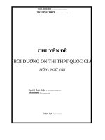 Chuyên đề: ĐẤT NƯỚC ôn thi THPT QG môn Ngữ văn