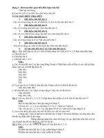 CÁC DẤU HIỆU CHIA HẾT